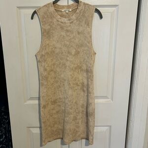 Cotton Citizen Waffle Knit Mini Dress - M